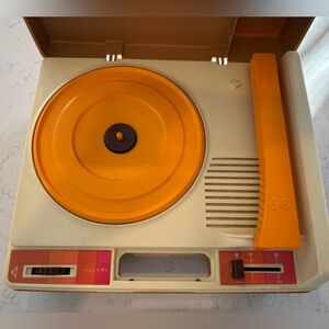 Vintage 1978 Fisher-Price Vinyl Record Player Phonograph Works!